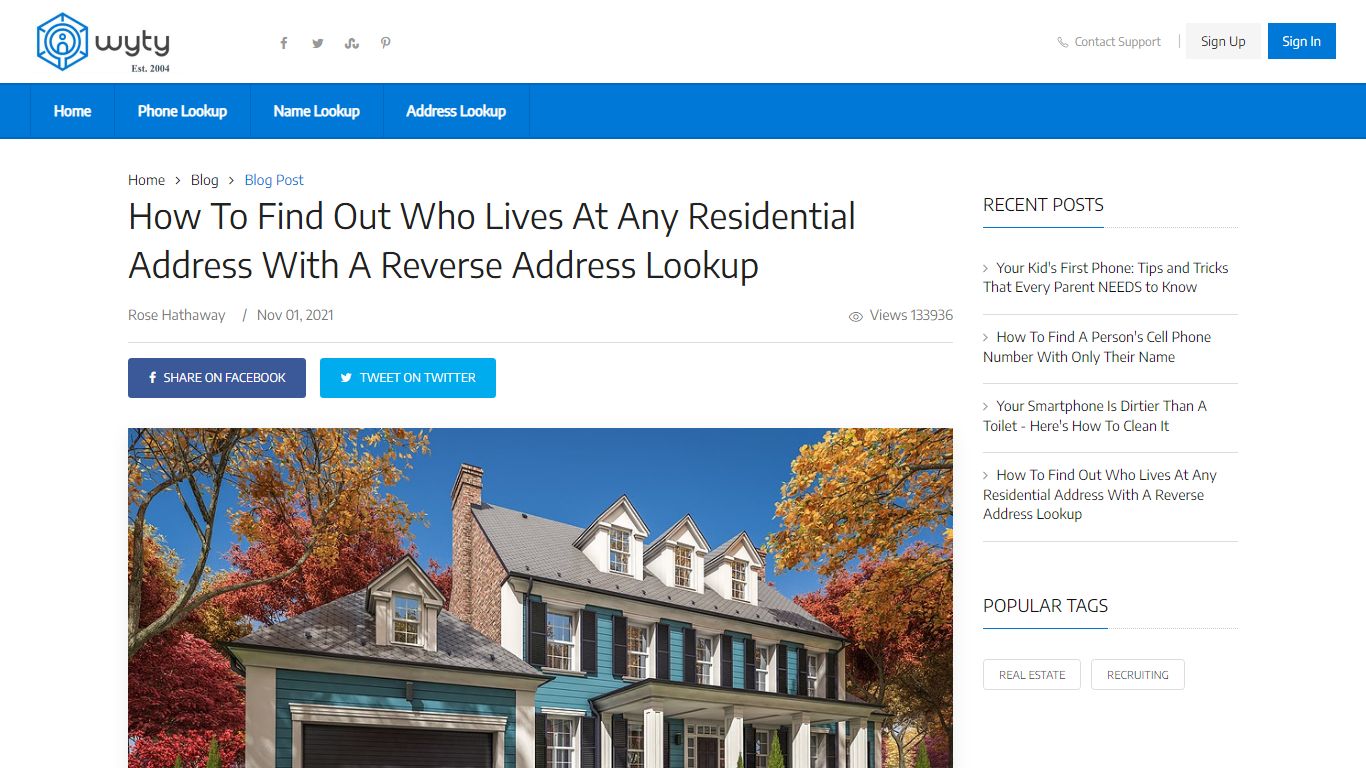 How To Find Out Who Lives At Any Residential ... - Wyty